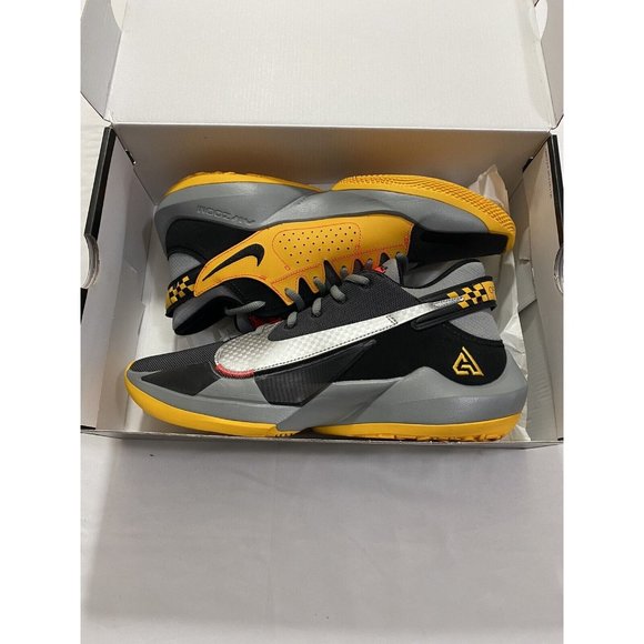 New Mens Size 10 Black Silver Nike Zoom Freak 2 Basketball Shoes CK5424 006 main image 9